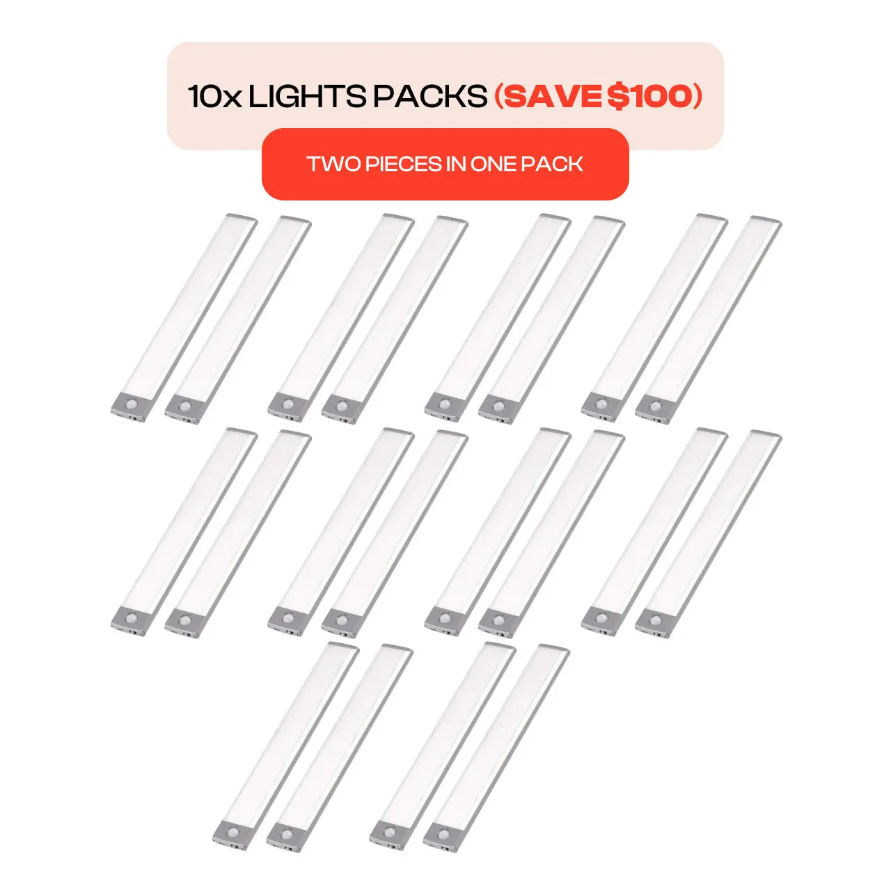 NightBuddy™ Motion Sensor LED Light (2‑Pack)
