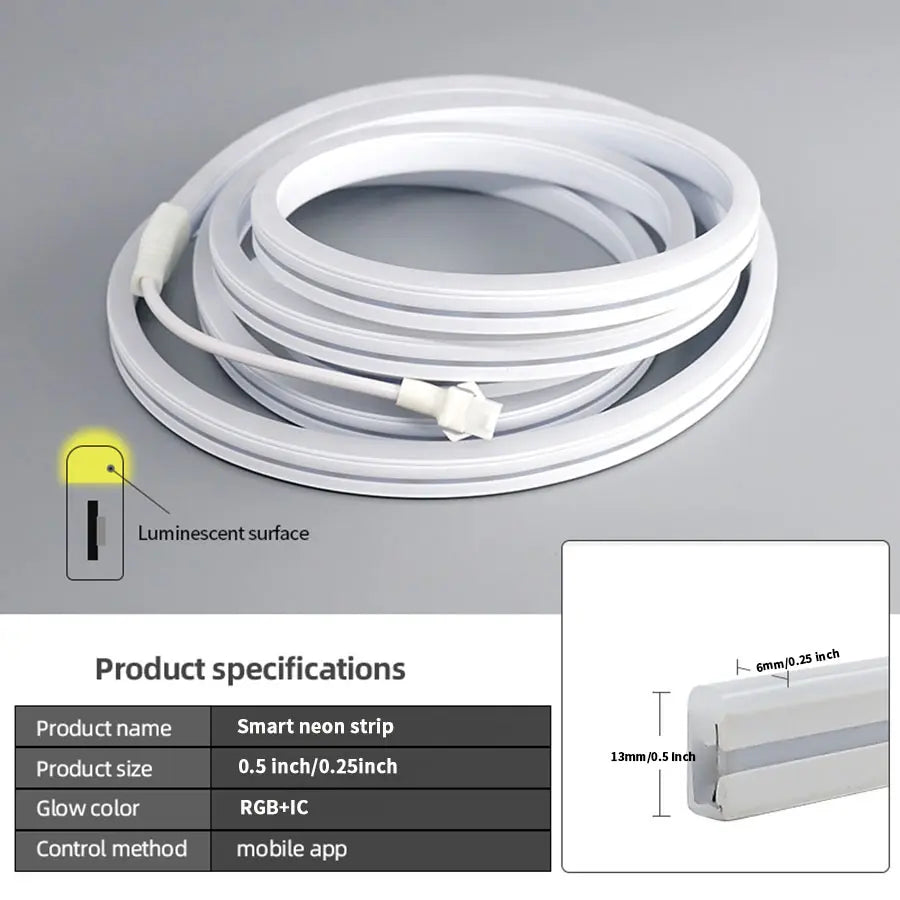 USB‑Powered RGB LED Strip Light | App‑Controlled Color‑Changing Ambient Backlight for TV, PC, Bedroom & Living Room
