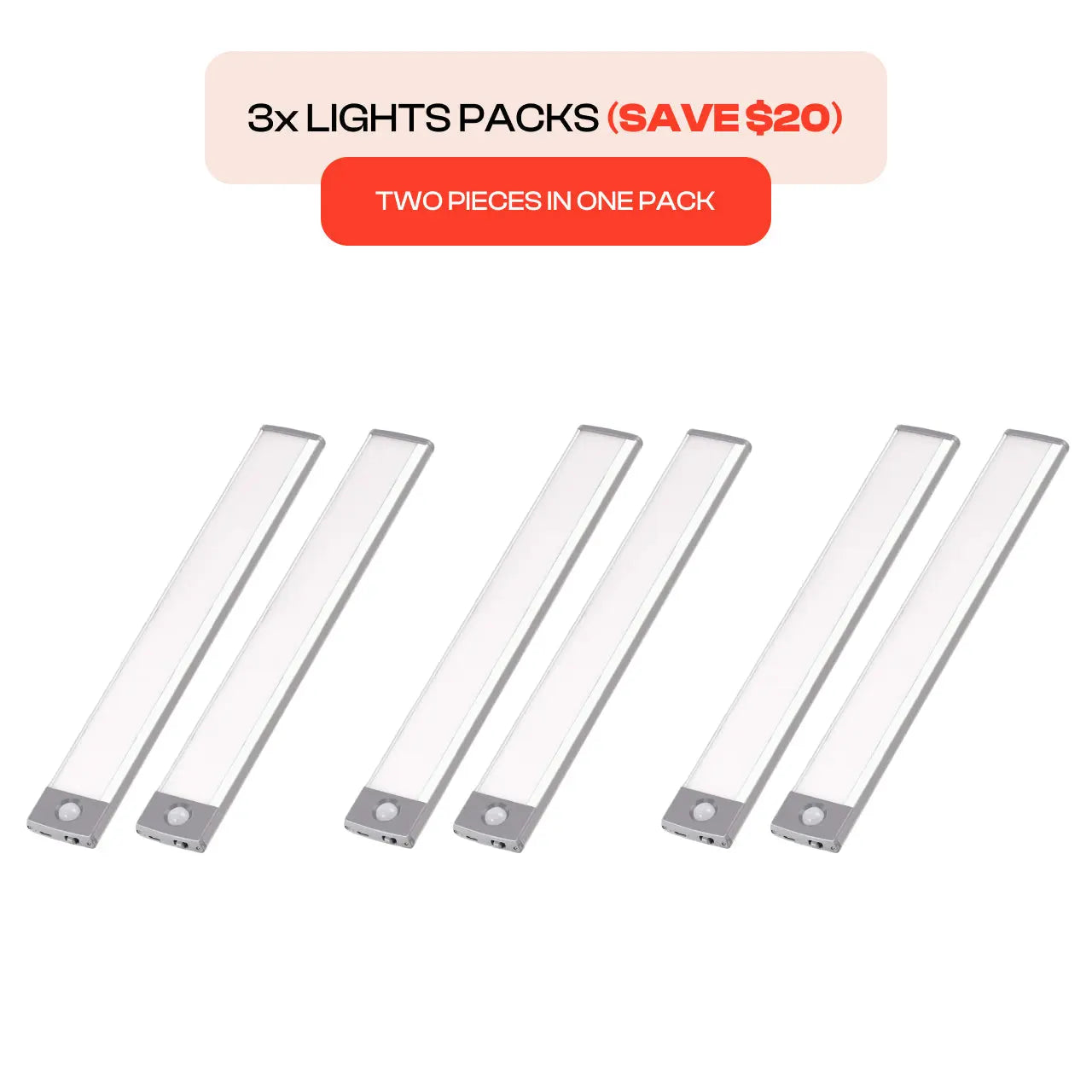 NightBuddy™ Motion Sensor LED Light (2‑Pack)
