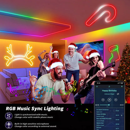 USB‑Powered RGB LED Strip Light | App‑Controlled Color‑Changing Ambient Backlight for TV, PC, Bedroom & Living Room
