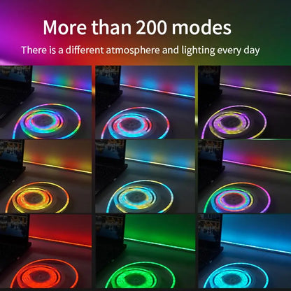 USB‑Powered RGB LED Strip Light | App‑Controlled Color‑Changing Ambient Backlight for TV, PC, Bedroom & Living Room