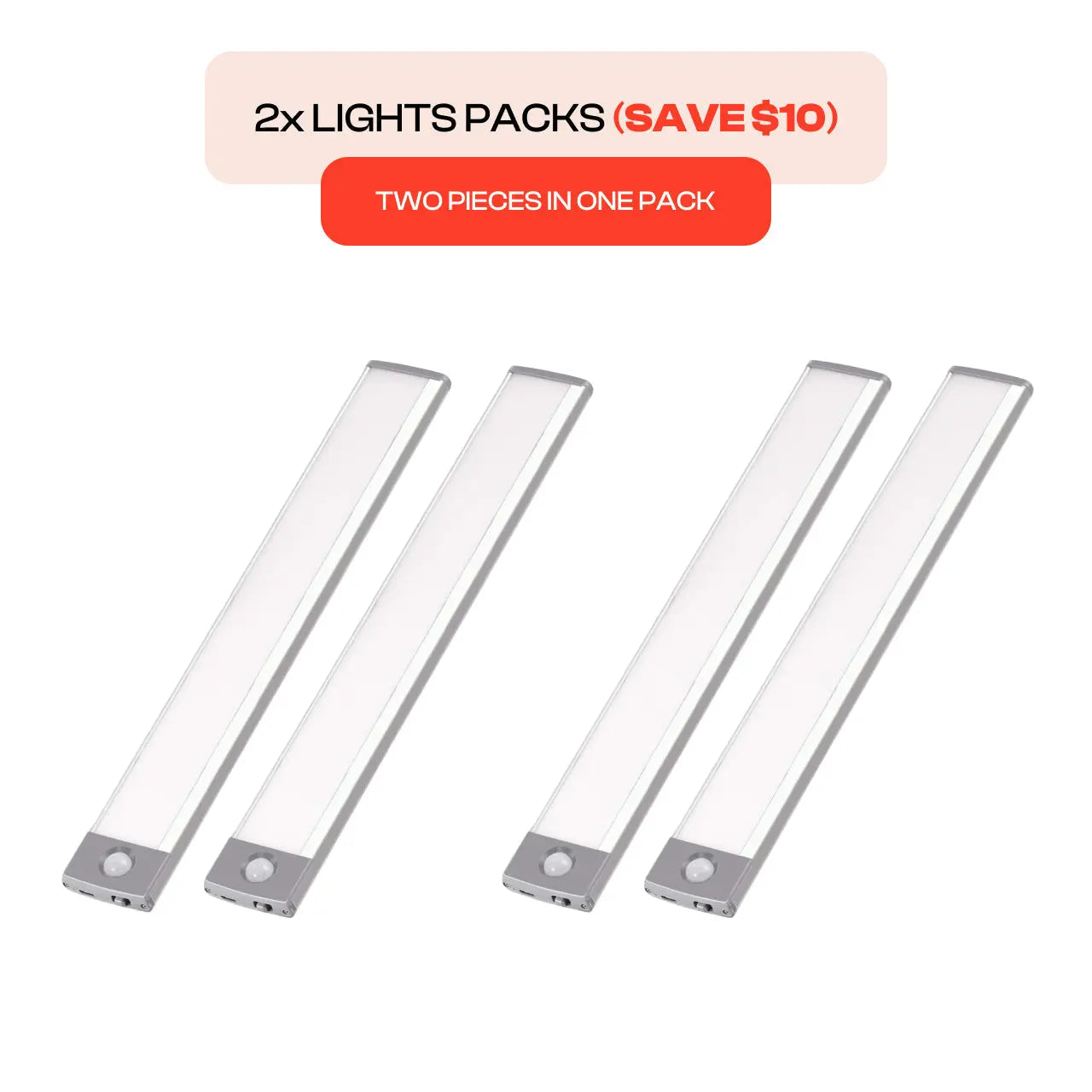 NightBuddy™ Motion Sensor LED Light (2‑Pack)
